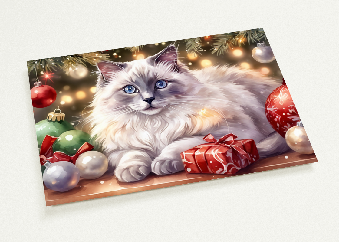 10 Christmas Cards with your Pet's Portrait!