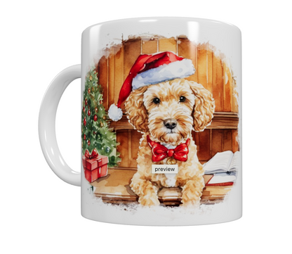 Custom Festive Mug with Your Pet as Santa!