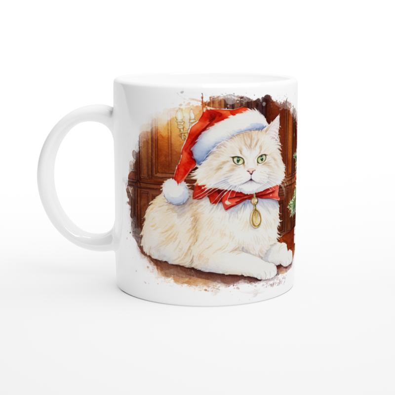 Custom Festive Mug with Your Pet as Santa!