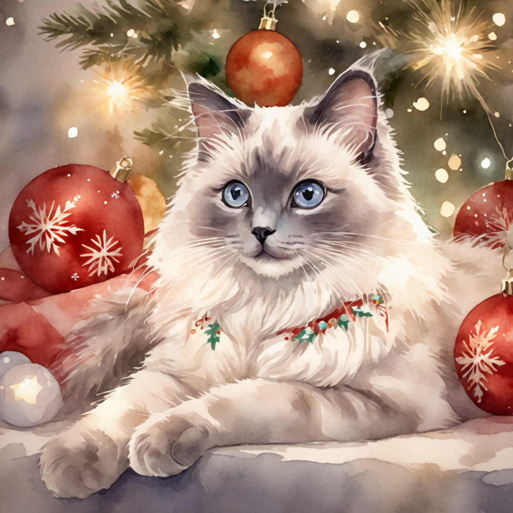 10 Festive Stickers with your Pet's Portrait!